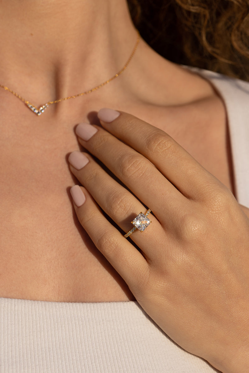 Soft V Necklace - 925 Sterling Silber