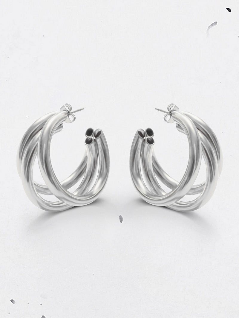 Triple G Hoops - Edelstahl